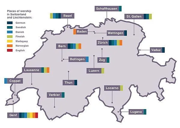 Gottesdienst-Orte der Evangelisch-Lutherischen Kirchen